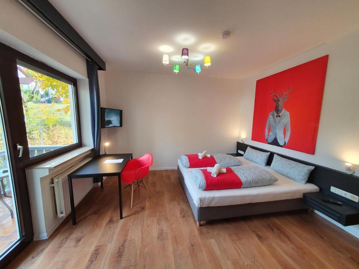 Garni Hotel Biebertal Am Milseburgradweg Hofbieber エクステリア 写真