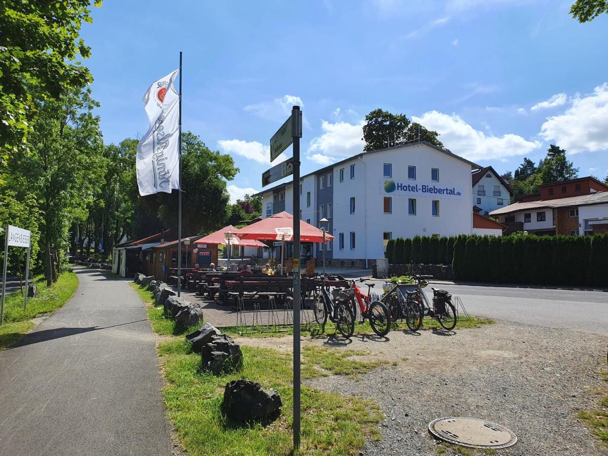 Garni Hotel Biebertal Am Milseburgradweg Hofbieber エクステリア 写真